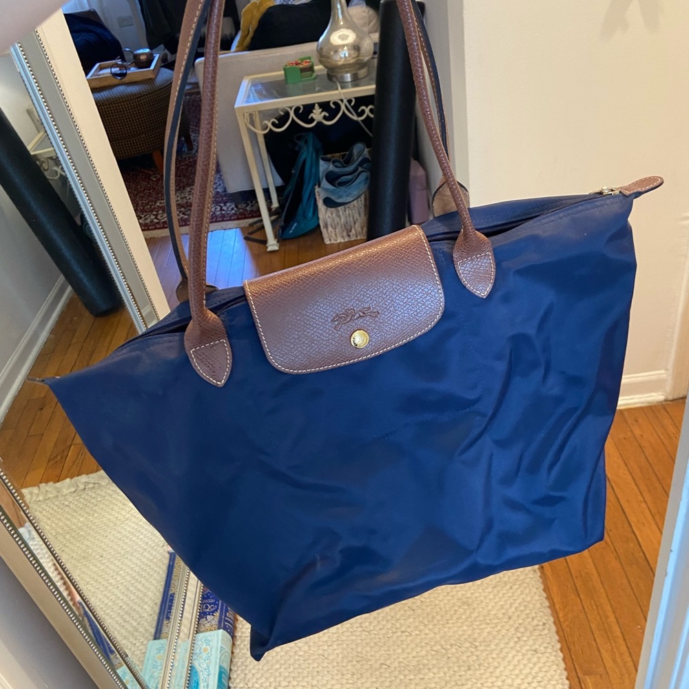 Longchamp navy tote